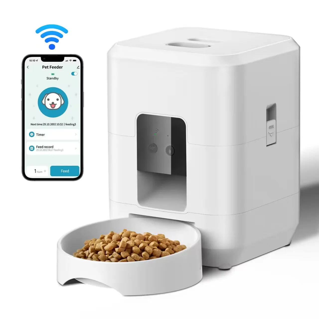 Automatic Pet Feeder – Timed Meal Scheduling & Portion Control