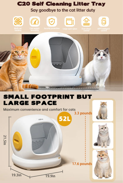 UBPet C20 Smart Self-Cleaning Cat Litter Box