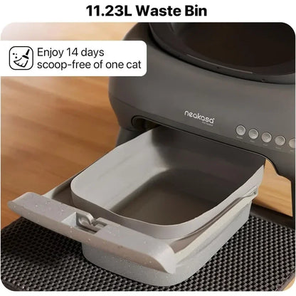 M1 Smart Open-Top Self-Cleaning Cat Litter Box with App Control ( Upgraded )