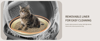 Self-Cleaning Litter Box – Automatic Robot with App Control (Grey)