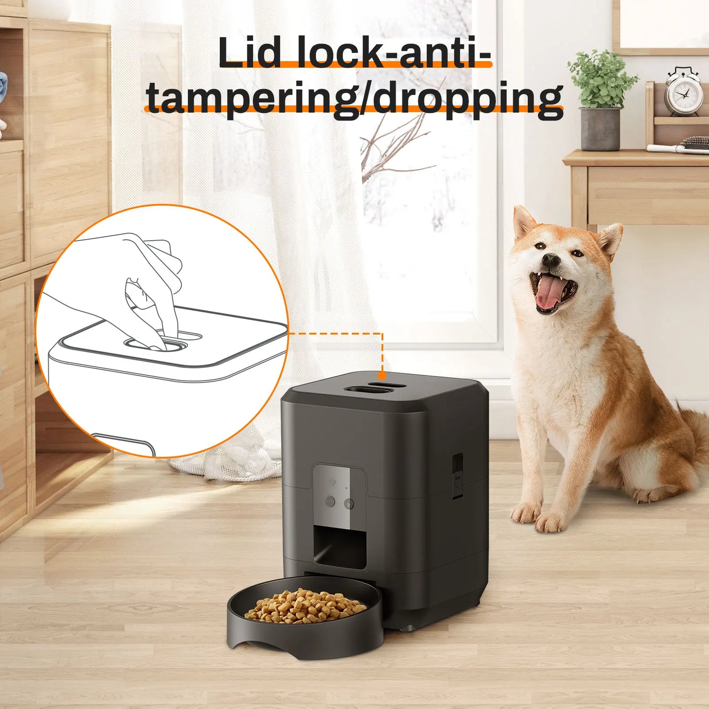 Automatic Pet Feeder – Timed Meal Scheduling & Portion Control